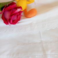 lenzuolino bebè vintage carrozzina pizzo San Gallo