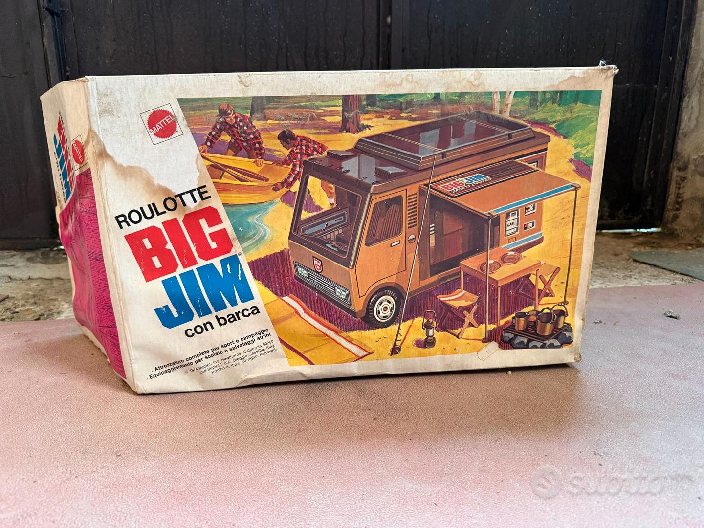 BIG JIM Campeggio Alpino Mattel – Jouet D’occasion – Voir Photo