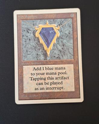 carta magic the Gathering  mox Sapphire