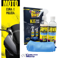 Kit Pulizia Moto KIT BIKE CARE - 3 prodotti in 1