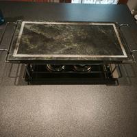 Piastra con pietra ollare