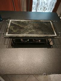 Piastra con pietra ollare