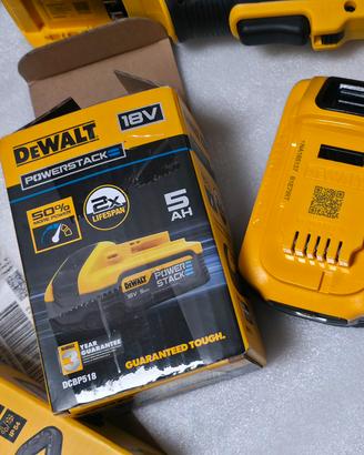 NUOVA BATTERIA DEWALT ORIGINALE Powerstack™5AH 18V