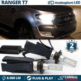 Kit Luci LED H7 per Ford Ranger 3 T7 Anabbaglianti