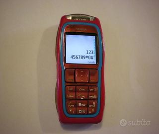 Telefono NOKIA 3220 rosso funzionante