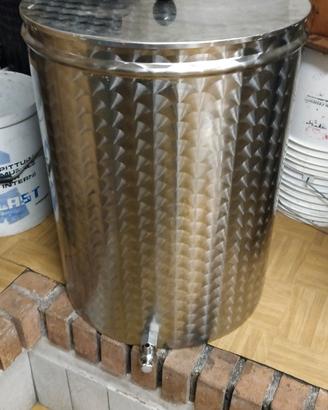 Fusto per Olio inox alimentate