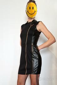Abito Tubino Donna, nero con zip, by Met, Tg.L