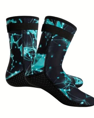 Calzari Neoprene 3mm Azzurro Nero Camu