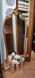 Specchiera dorata Luigi XV