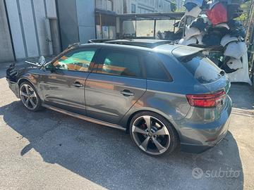 Audi S3 incidentata