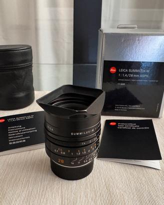 Leica Summilux-M 28mm f/1.4 ASPH 11668 in Garanzia