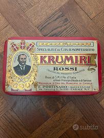Scatola vintage Krumiri Rossi