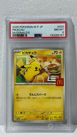 Pikachu McDonald PSA 8