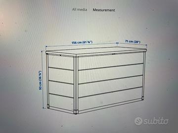Vrenen ikea contenitore per esterno