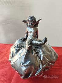 Portagioie in argento laminato