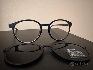 Occhiali INVU  Blu M4110C Clip Sole Polarizzati