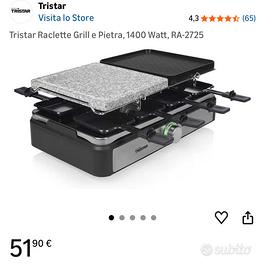 Raclette elettrica con piastra NUOVA 8 persone