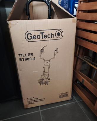 Motozappa elettrica geotech tiller et800-4