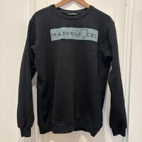 Felpa Girocollo Philippe Model Uomo Nera M