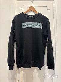 Felpa Girocollo Philippe Model Uomo Nera M