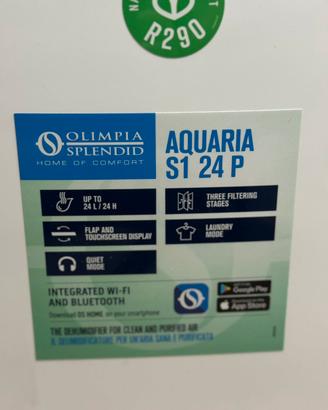 DEAUMIDIFICATORE OLIMPIA S 124 P