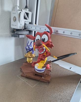 Figure fanart Chibi Mushu & Cri-Kee (Mulan)