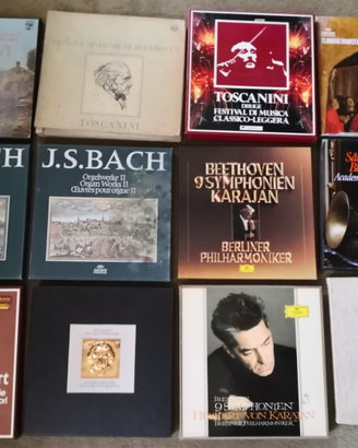 Cofanetti Classica e Lirica dischi 33 giri