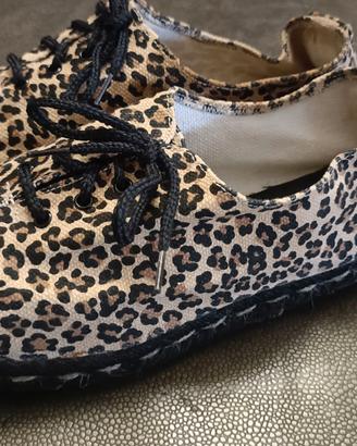 Espadrillas chiuse leopardate Castaner  n.40