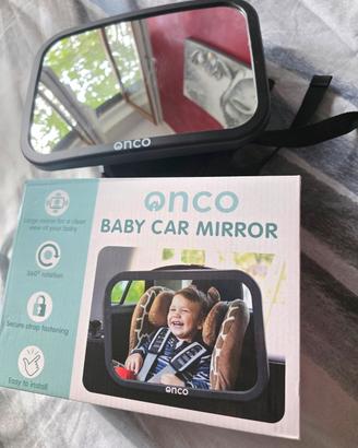 2 specchi auto da neonato