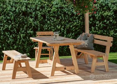 Tavolo Sirmione Pircher con 3 sedie