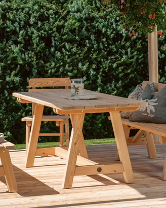 Tavolo Sirmione Pircher con 3 sedie