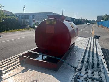 serbatoio cisterna olio esausto