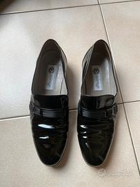 Mocassini uomo nero lucido