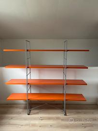 Scaffalatura vintage IKEA Enetri anni 90 Arancione