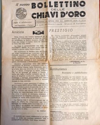 BOLLETTINO DELLE CHIAVI D'ORO - F.I.P.A.
