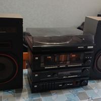 HiFI stereo Grundig completo di casse 