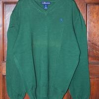 Maglia 100% cotone scollo a V, marca John Ashfield