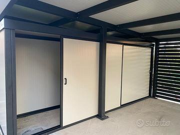 armadio  per esterno  con porte scorrevoli