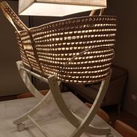 Culletta cesta in vimini per prima infanzia