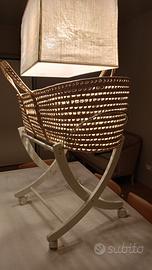 Culletta cesta in vimini per prima infanzia