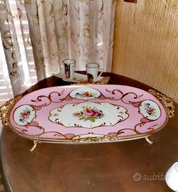 Antico vassoio porcellana Limoges prima metà '900