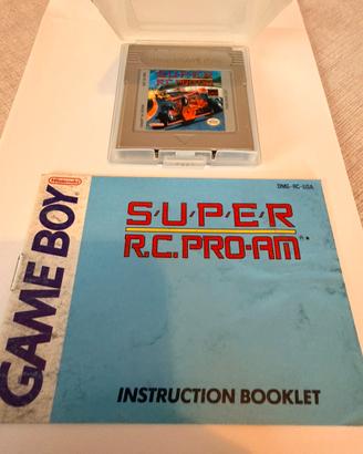 Nintendo game Boy gioco + libretto super R C Pro A