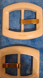 4 fibbie prada vintage donna.