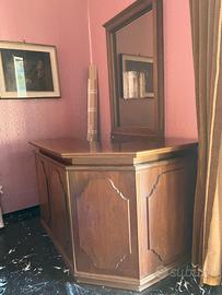 Mobile Bar legno massello + 3 Sgabelli in omaggio