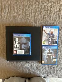PS4 500GB+ Joypad Originale+ 3 Giochi