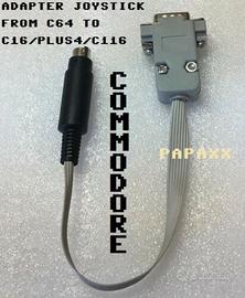 Adattatore joystick commodore da c64/128 a c16/p4