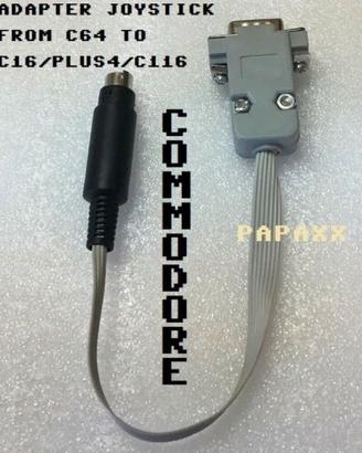 Adattatore joystick commodore da c64/128 a c16/p4