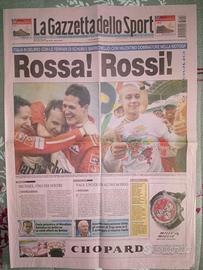 Gazzetta 2003 Ferrari Schumacher Rossi