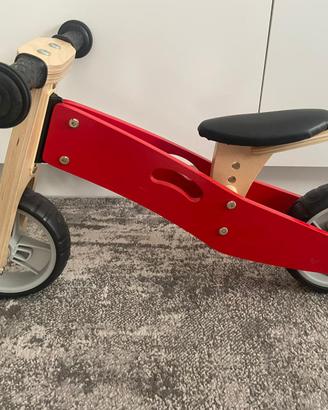 Triciclo/ Bike di legno senza pedali