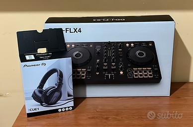 Console DJ Pioneer DDJ-FLX4 + cuffie HDJ-CUE1